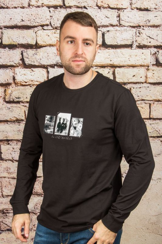 Sweatshirt 2213/1 black ALDO MORO