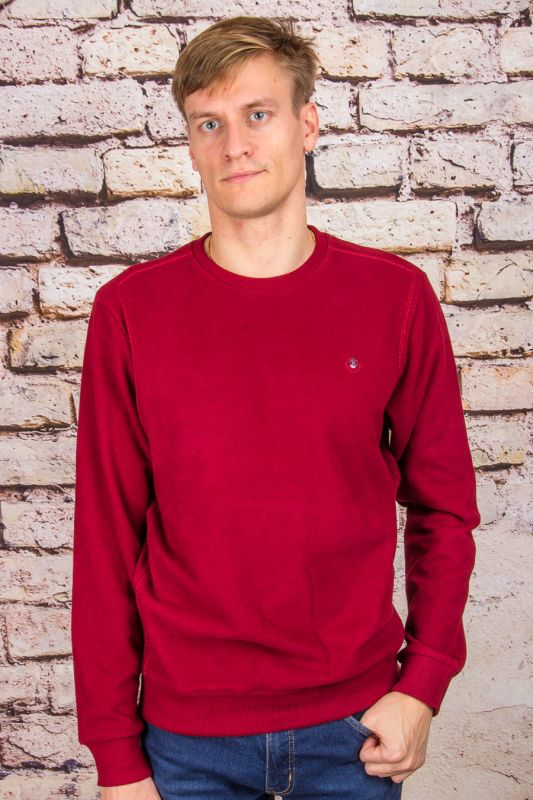 Sweatshirt 378701 burgundy KHAN