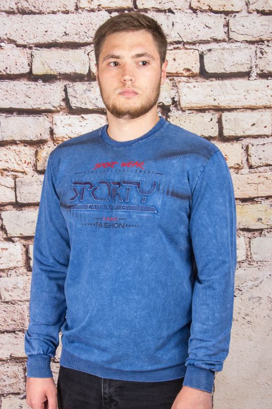 Sweatshirt 493 indigo ELVIS